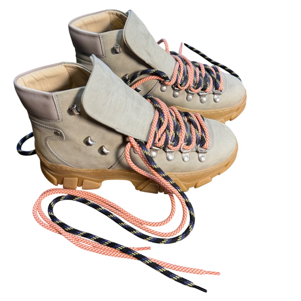 Another Project Anthropologie Hedwig Leather Chunky Hiking Boots Portugal 6 US